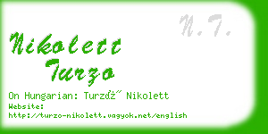 nikolett turzo business card
